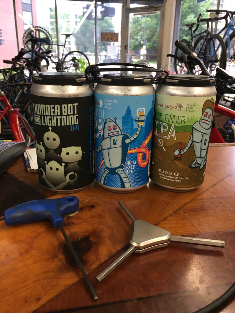 The reward for the work (3 crowlers from Tin Whiskers)